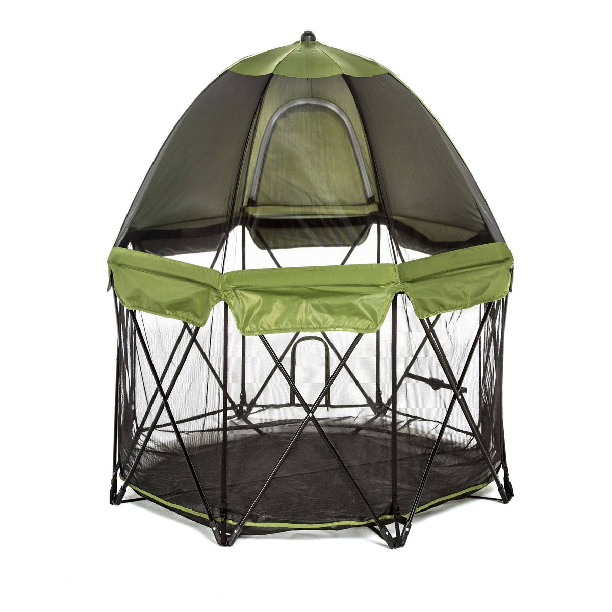 Green Eight Panel Pet Pen with Canopy P95136