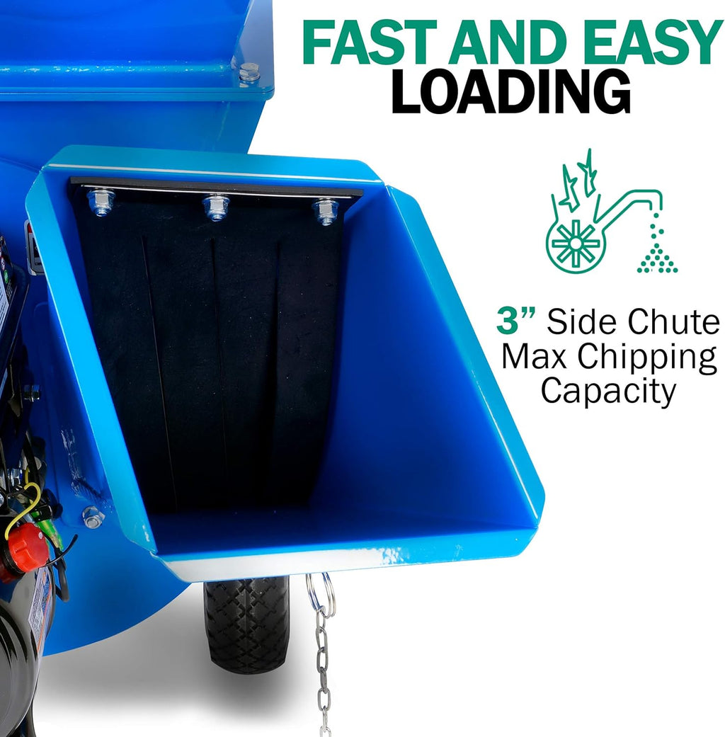 7HP 3 in 1 Wood Chipper Shredder Mulcher Q57149