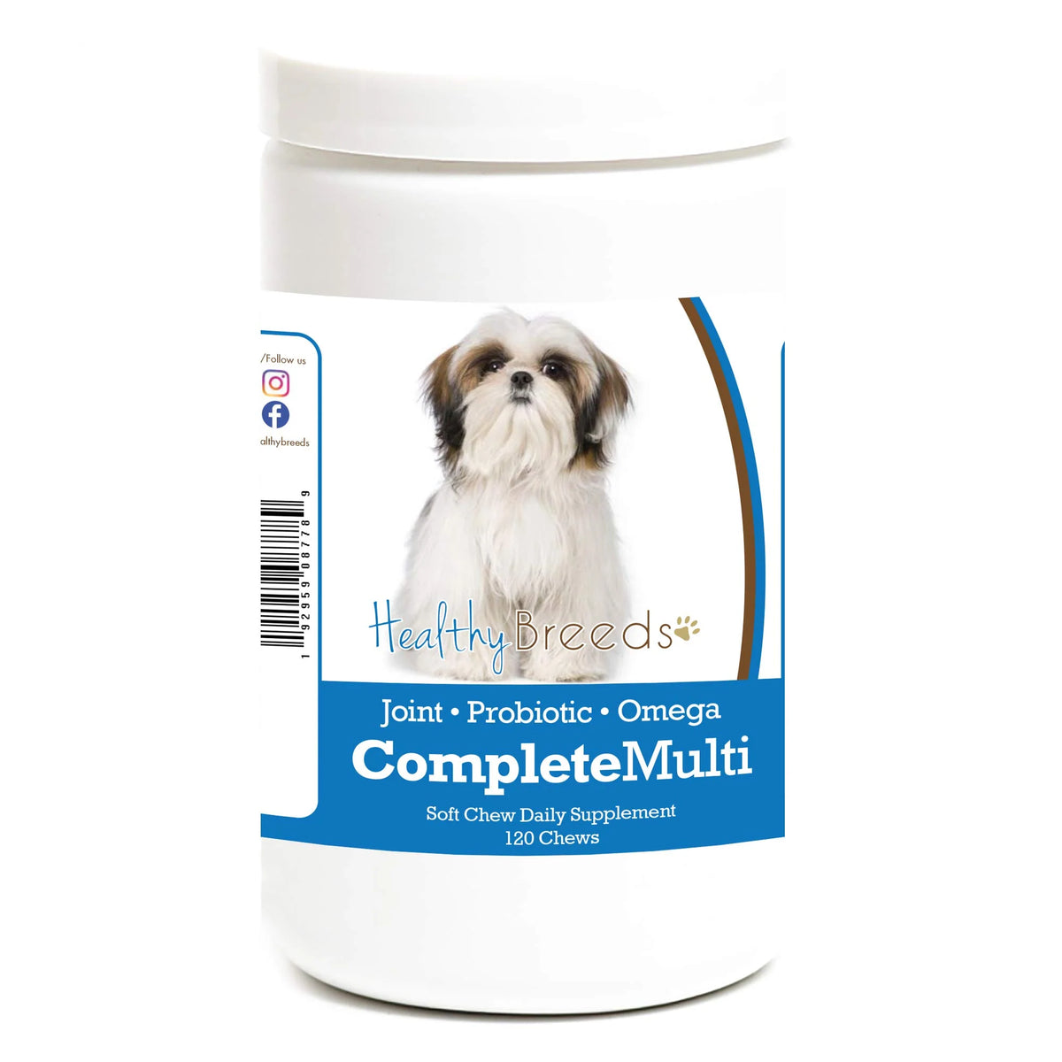 Shih Tzu Multivitamin Soft Chew 120 Count X383636