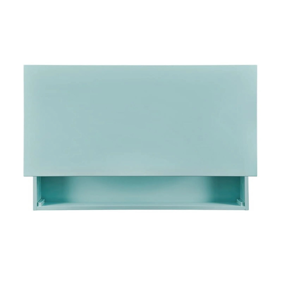 Turquoise Blue Wood Lift Top Desk U502