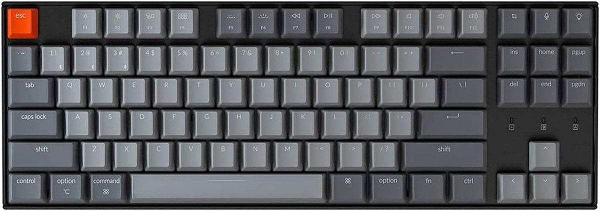 Tenkeyless Wireless Mechanical Keyboard with RGB Backlight Bluetooth Type-C Gateron G Pro Red Switch S855659