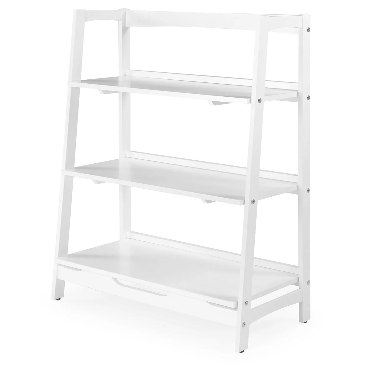 Mid Century White Shelving Unit B86511