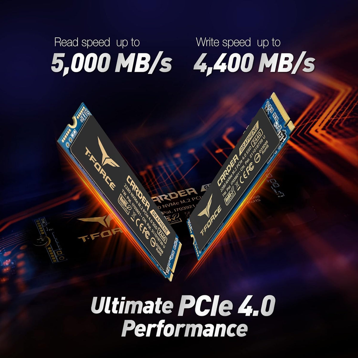 DDR5 32GB Kit (2x16GB) 5200MHz CL40 Desktop Memory Bundle with 1TB NVMe PCIe Gen4 M.2 2280 Gaming SSD A4634
