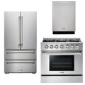 36 Propane Gas Range, Refrigerator, Dishwasher H119252