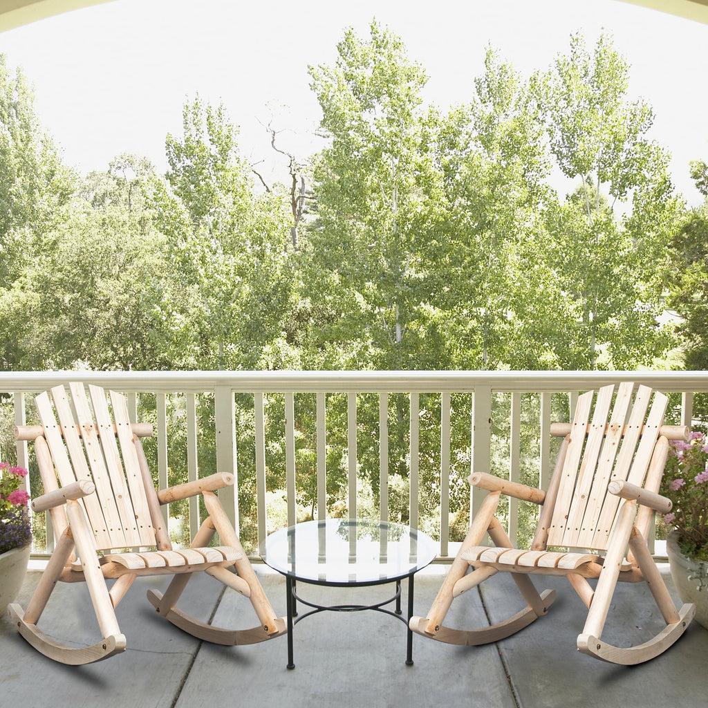 Fir Wood Rocking Chair W82393