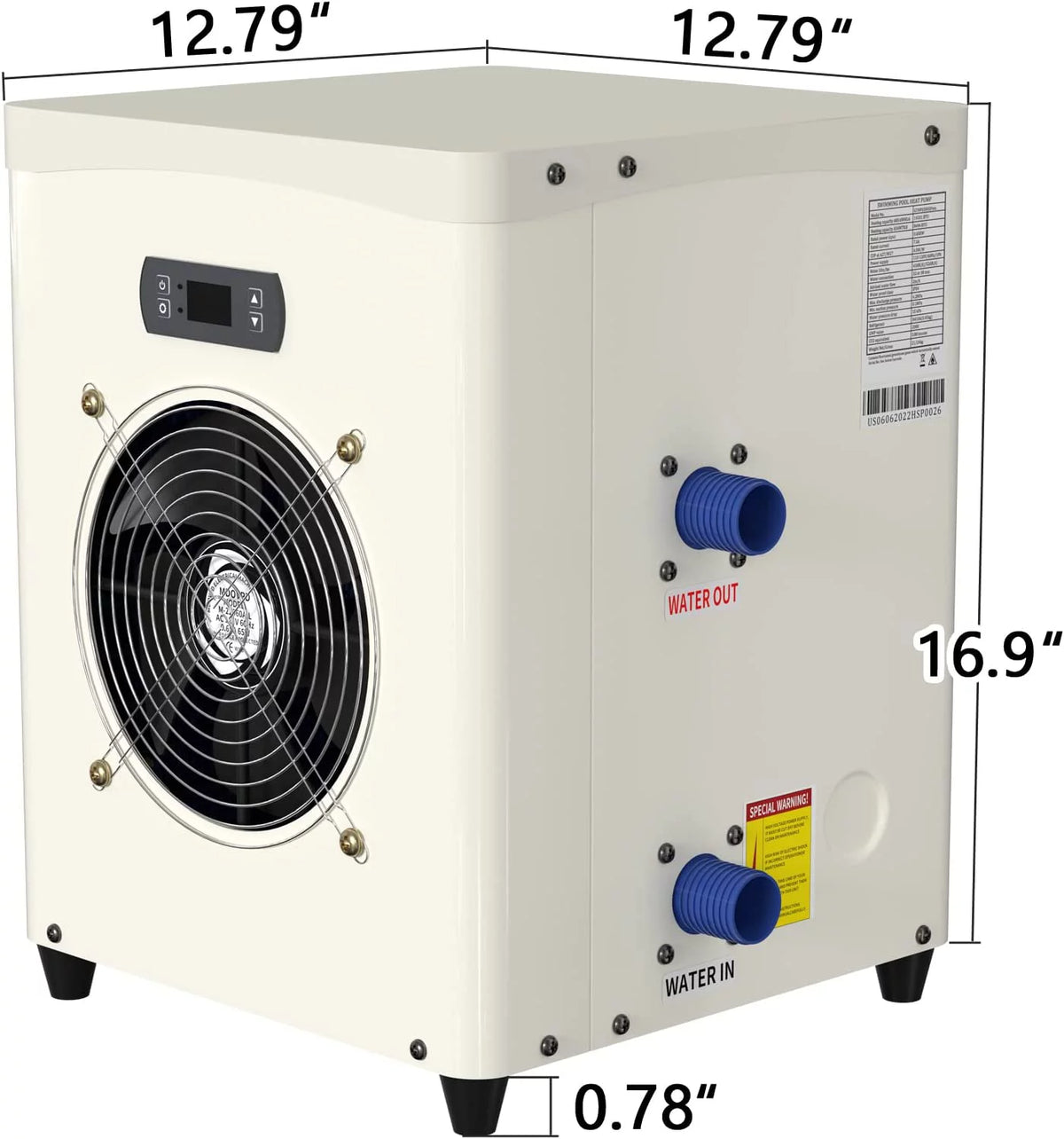 Electric Pool Heater 14300 BTU/hr N913622