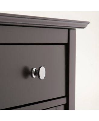Espresso 1 Door 1 Drawer Floor Cabinet T135348