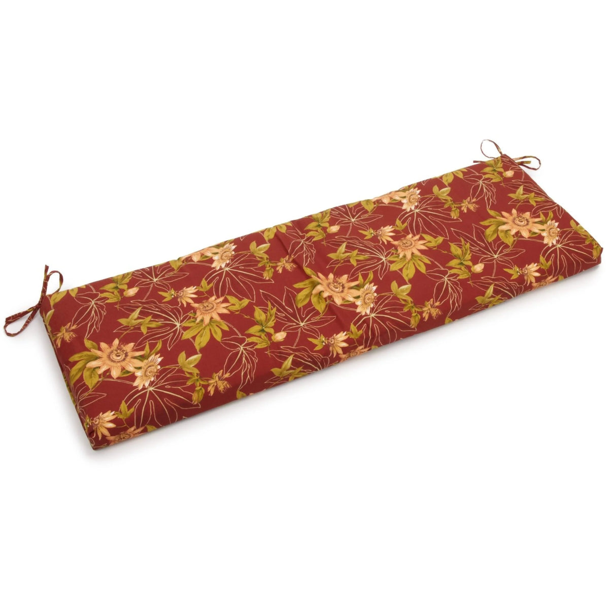 Patterned Outdoor Spun Polyester Bench Cushion U7250
