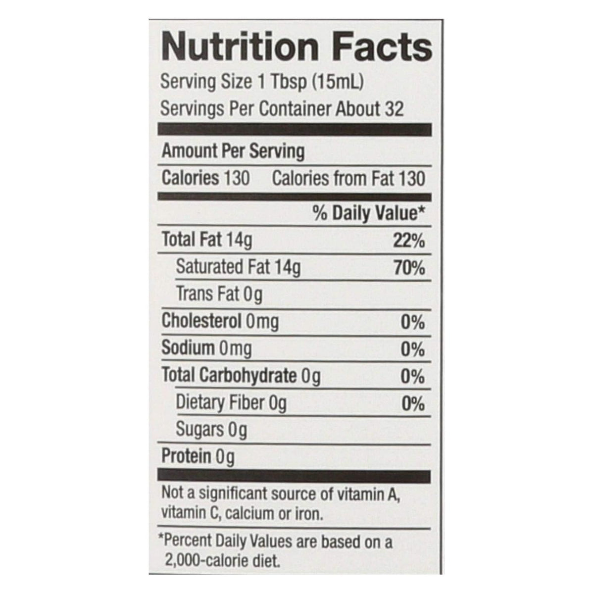 Organic Liquid Coconut Oil, 16-ounce D641