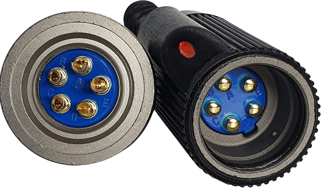 Military Audio Connector 5 Pin Male & Female Set of 2 I11131