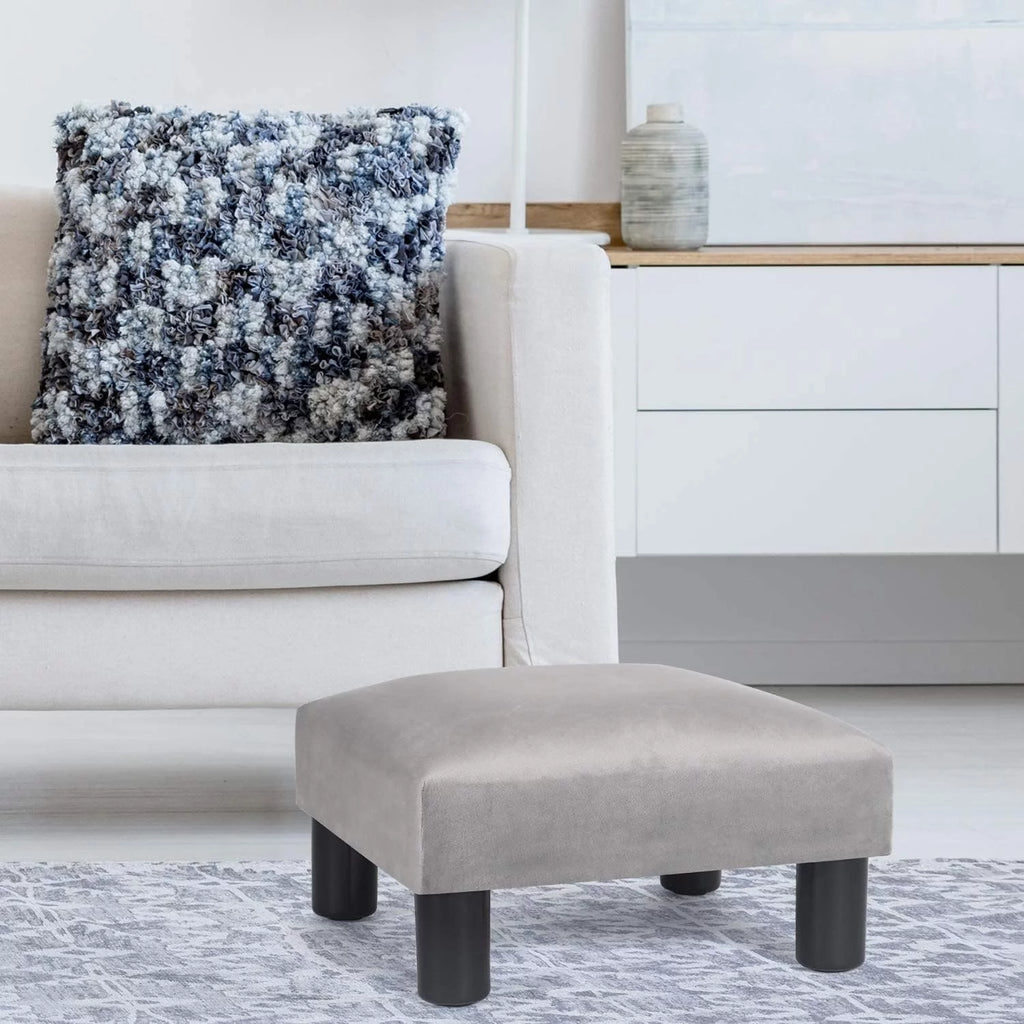 Velvet Ottoman Footstool B9842