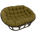 Solid Outdoor Spun Polyester Double Papasan Cushion L21177