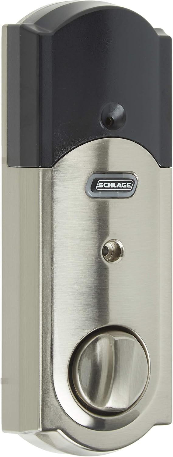 Aged Bronze Touchscreen Deadbolt Smart Lock with Alarm N811838