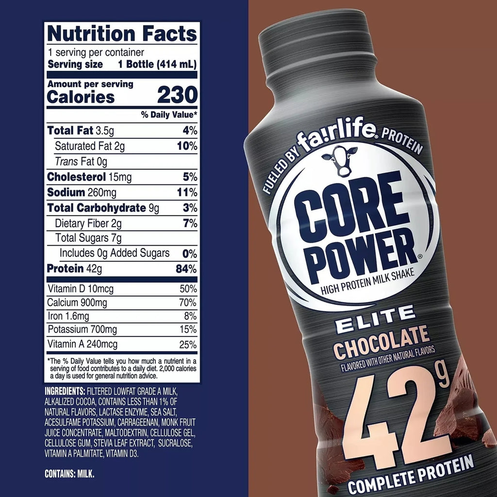 Chocolate Protein Shake 14 Fluid Ounce Pack of 10 R6764