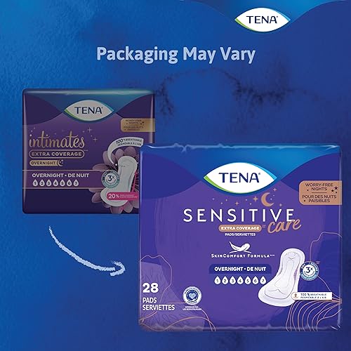 Incontinence Pads, Overnight Absorbency, Extra Coverage - 135 Count Y170459