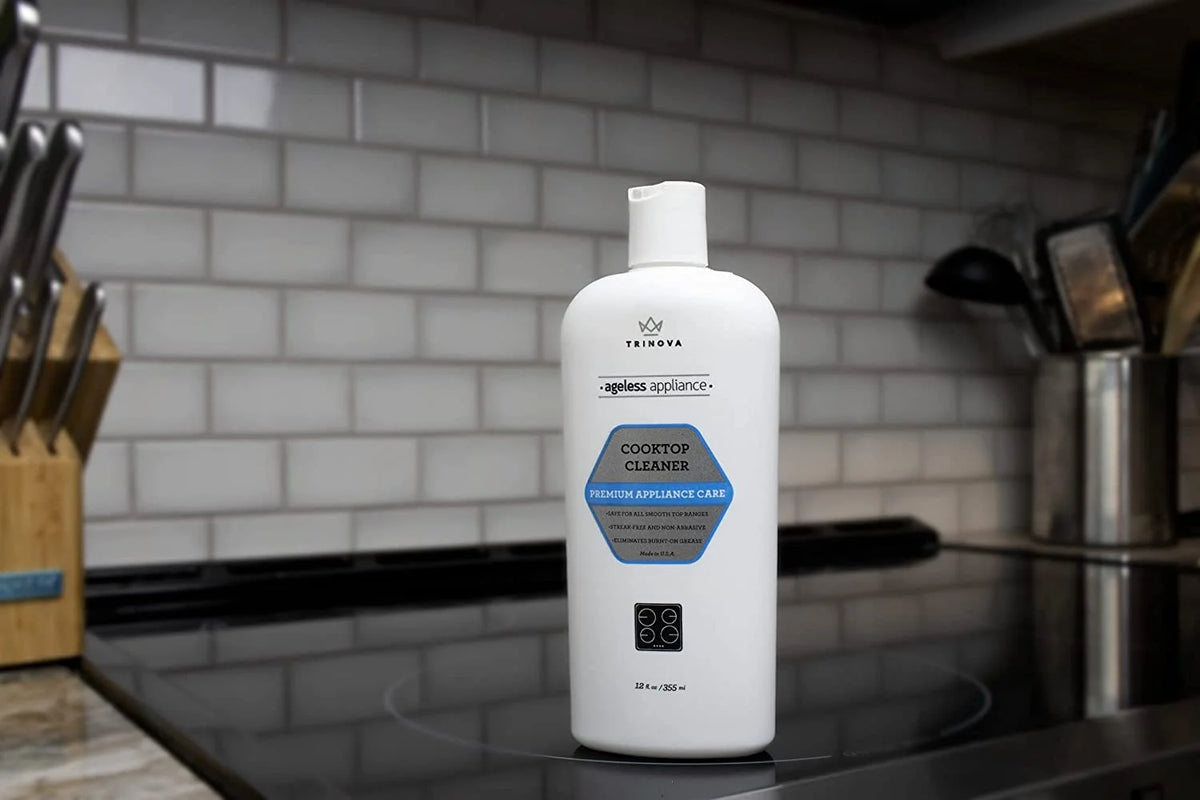 12oz Cooktop Cleaner with Scrubbing Pads M35317