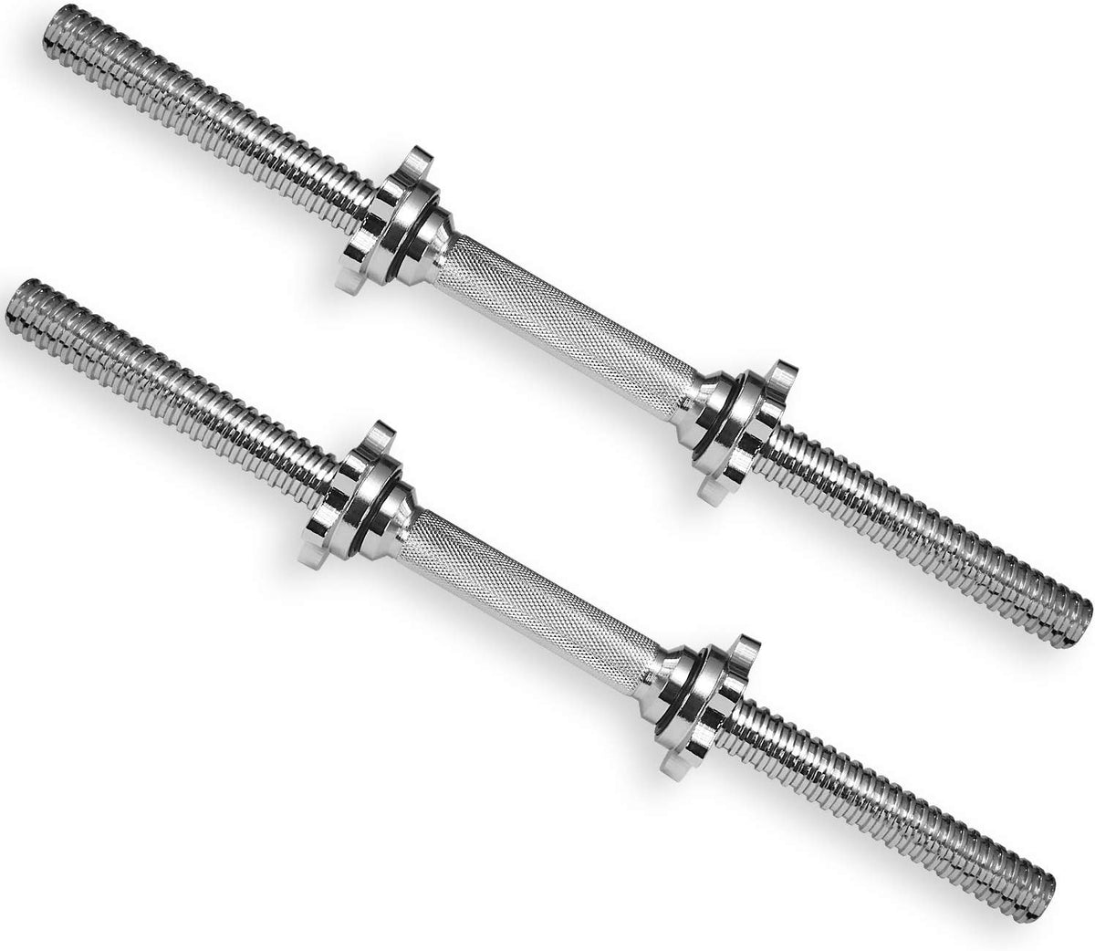 Threaded Dumbbell Handles Adjustable Dumbbell Bar Handles 1 inch Standard Weight Plate Pair P347653