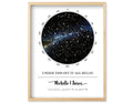 Custom Star Map Unframed Star Prints N527
