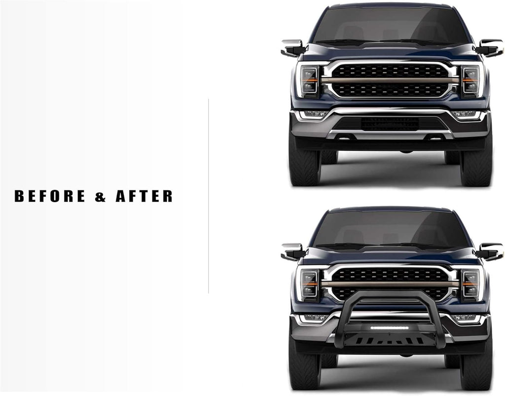 Matte Black LED Bull Bar R28065