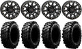 9 Items: Black 15 Wheels 31 Tires with Lug Kit Y832
