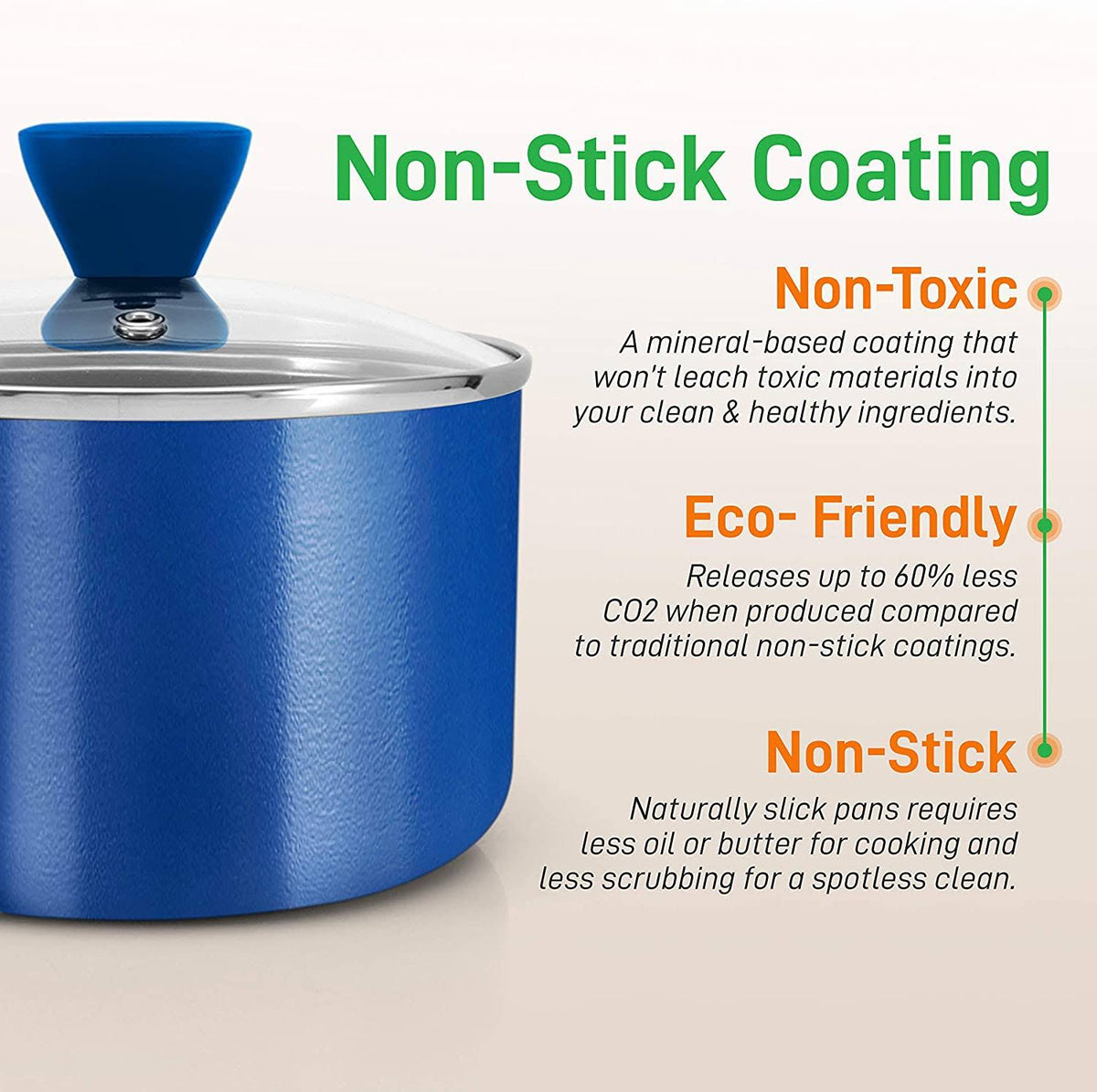 13-Piece Non-Stick Aluminum Cookware Set I7355