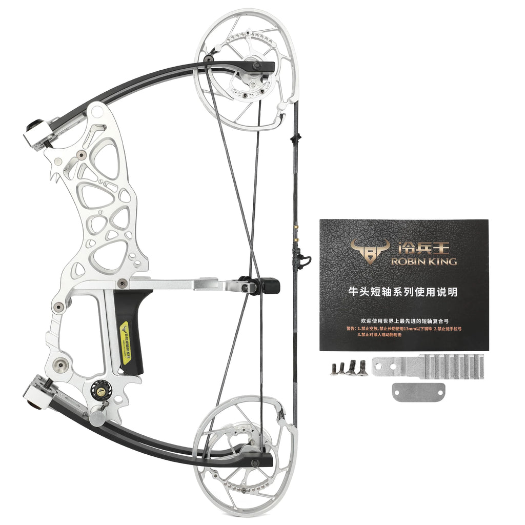 Dual-Use Compound Slingshot Bow, 35-70 lbs Draw Weight R19330
