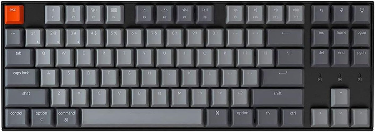 Tenkeyless Wireless Mechanical Keyboard with RGB Backlight Bluetooth Type-C Gateron G Pro Red Switch S855659