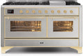 60 Dual Fuel Propane Gas Range Stainless Steel F350348
