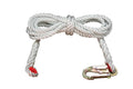 Nylon 3-Strand Rope Lifeline with Snaphook and Thimble, 5/8x22 Diameter x 75 Length E800503