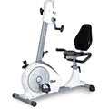 White Recumbent Exercise Bike O50764