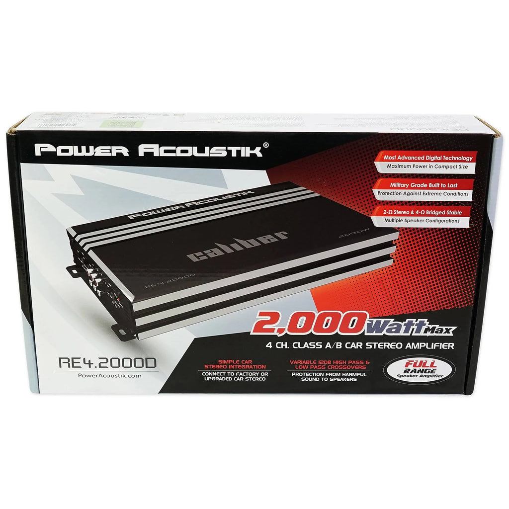 2000 Watt 4-Channel Car Stereo Amplifier H78802