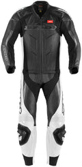 White-Black Leather Suit U3512