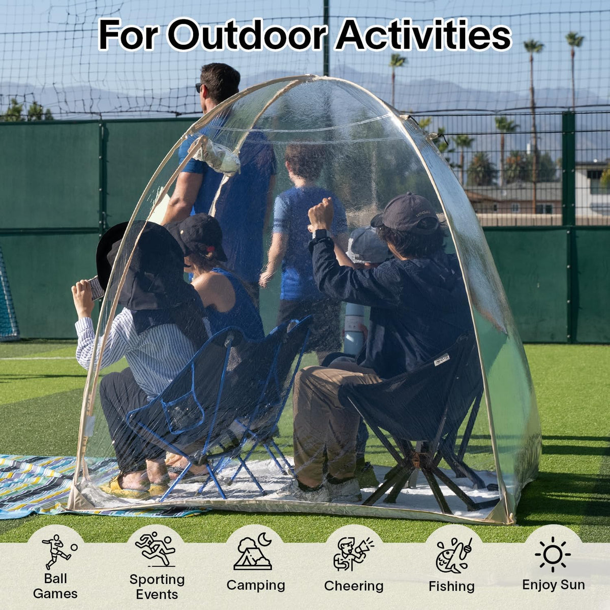 Weatherproof Pop up Bubble Tent D335428