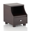 Modern Walnut 1-Drawer Storage End Table N85110