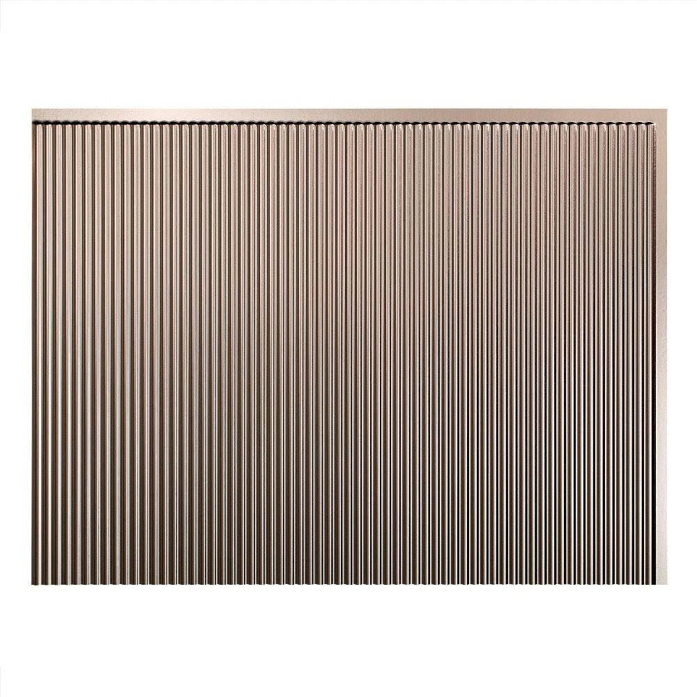 Brushed Nickel Backsplash Panel 5 Pack Q2159
