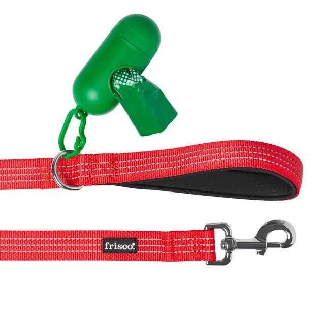 Traffic Leash with Dual Padded Handles & Poop Bag Dispenser S664