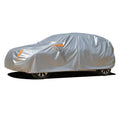 6 Layers Car Cover Waterproof All Weather with Zipper Cotton Q2016