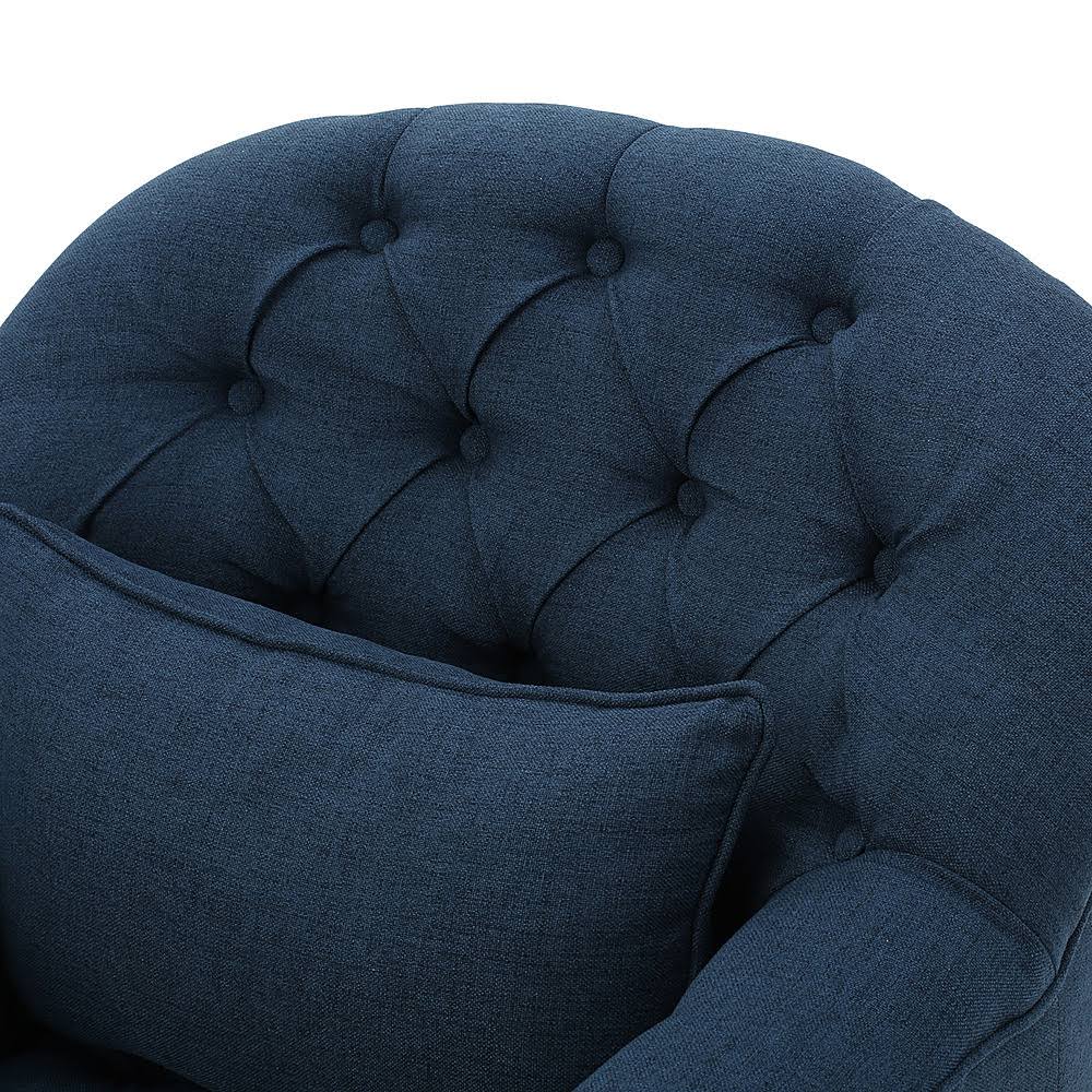 Tufted Club Chair in Dark Blue Q4932