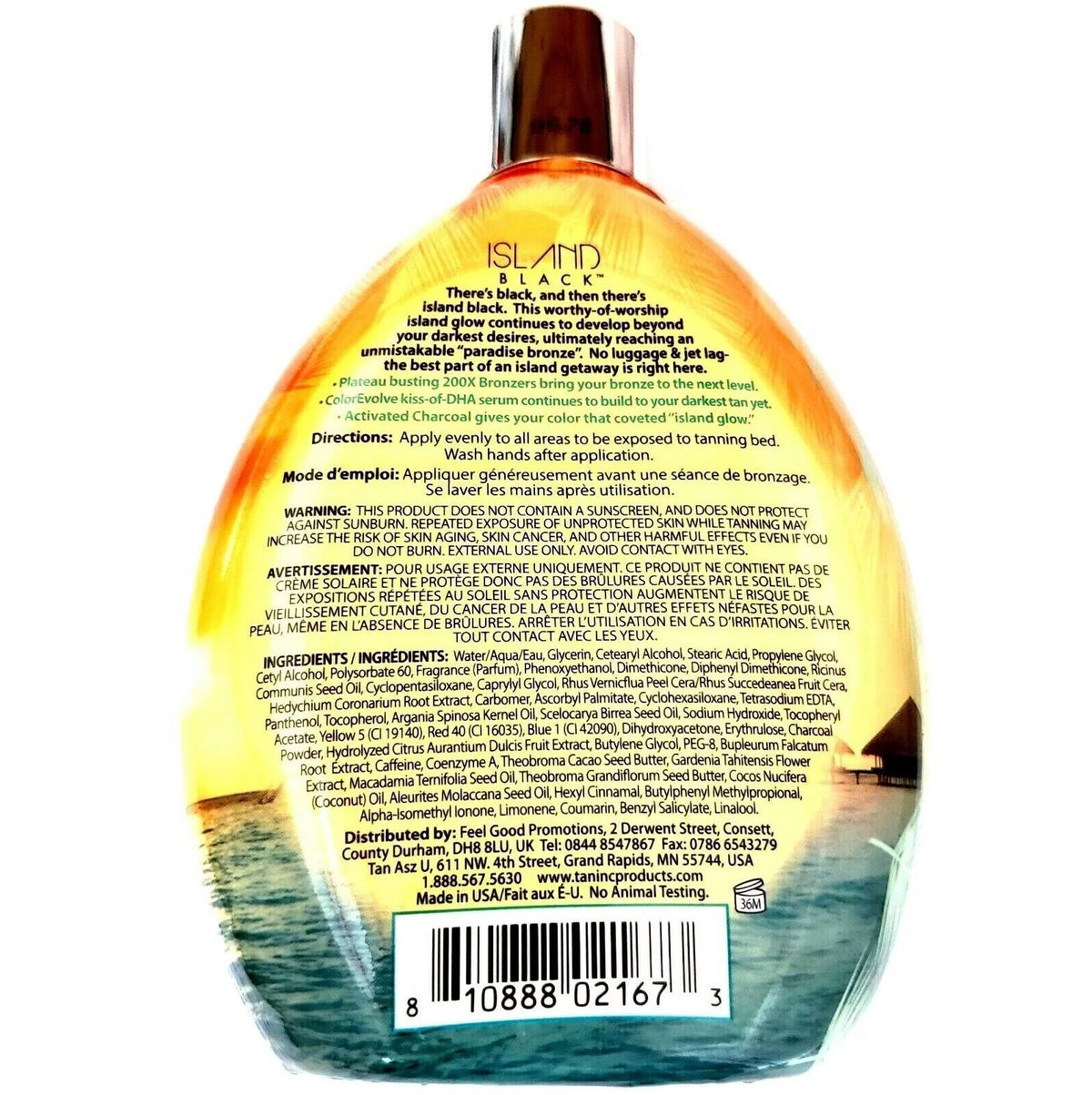 Tan Asz U ISLAND BLACK 200X Plateau Busting Bronzer - 13.5 oz. X428888