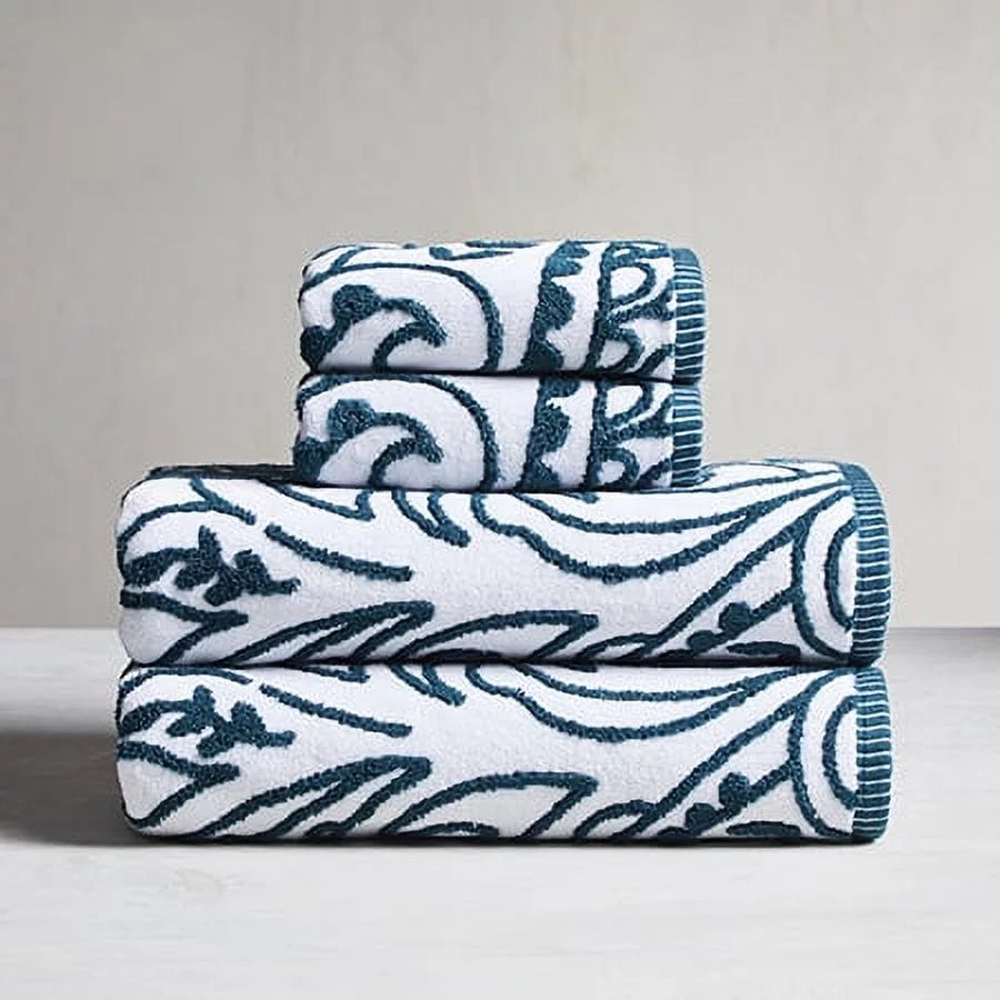 6 Piece Heathered Towel Set T264