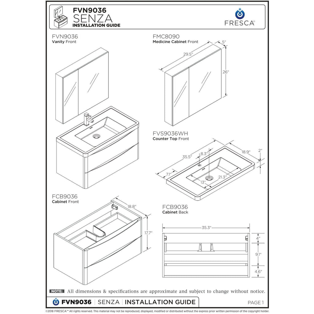 Glossy Gray Wall Hung Bathroom Cabinet N553