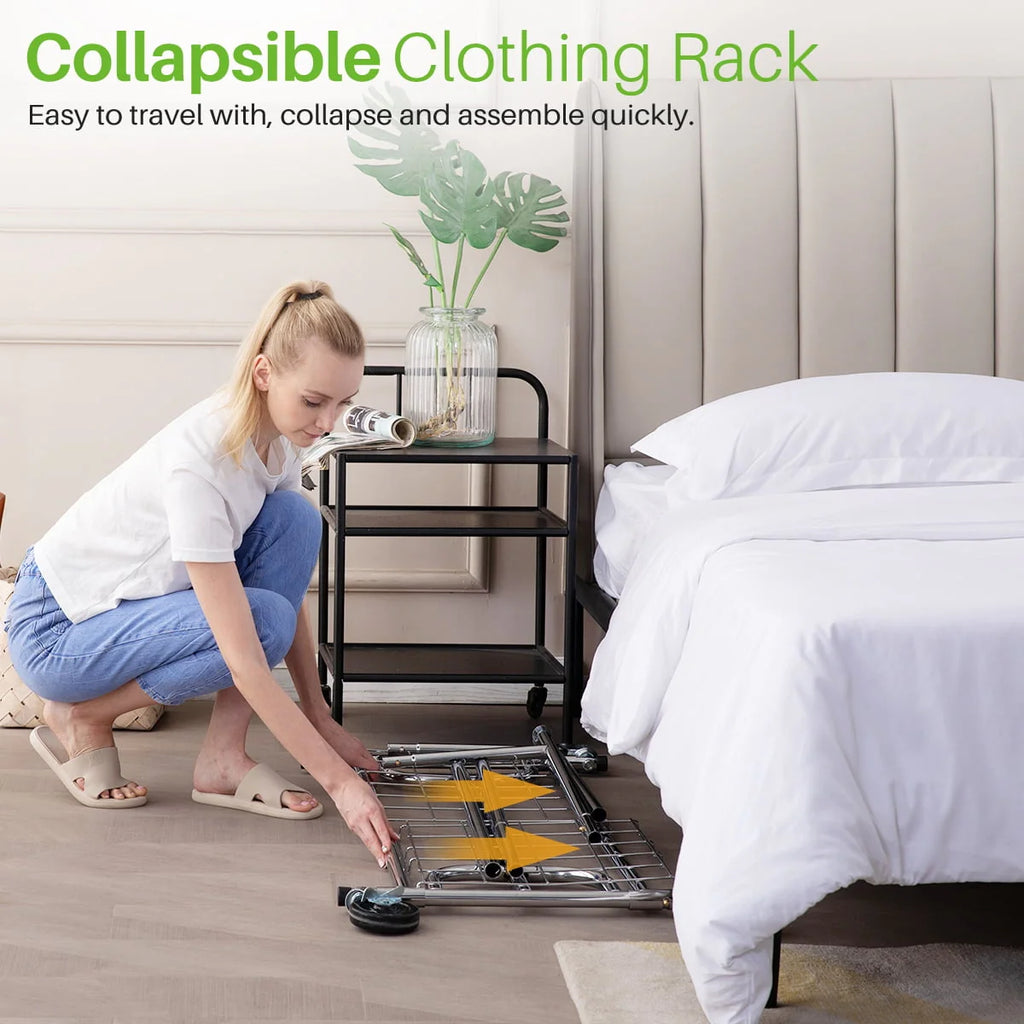 450 lbs Clothing Rack with Shelves R482