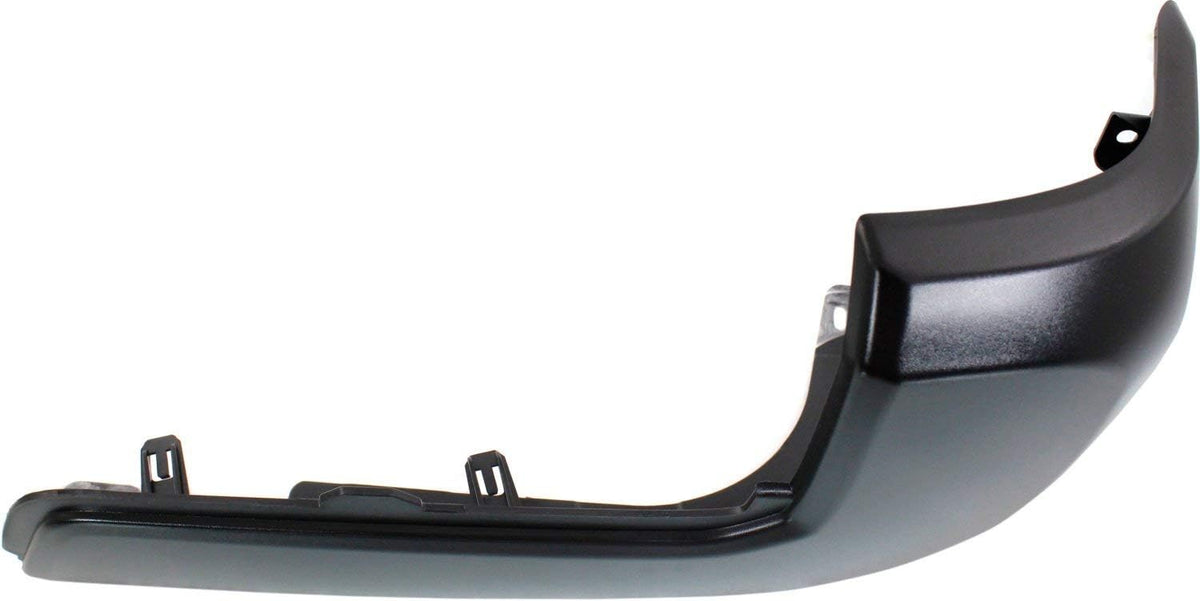 Black Rear Bumper End Cap Pack of 2 R6824