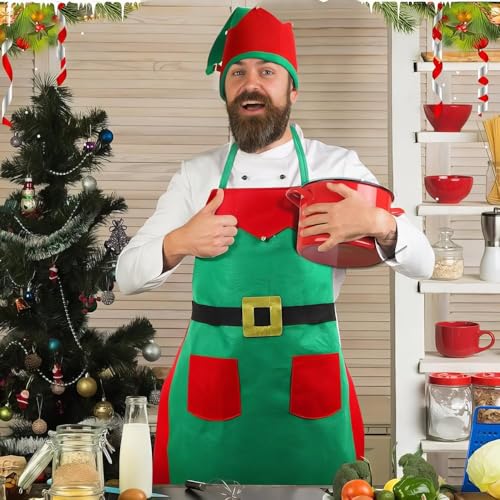 Red & Green Apron Q621661