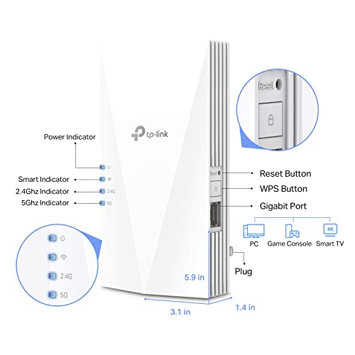 AC1900 Dual-Band WiFi Range Extender C517