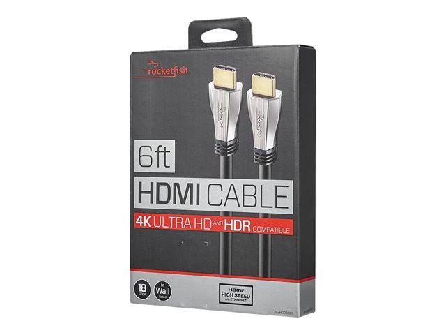 Black 6 ft HDMI Cable D795