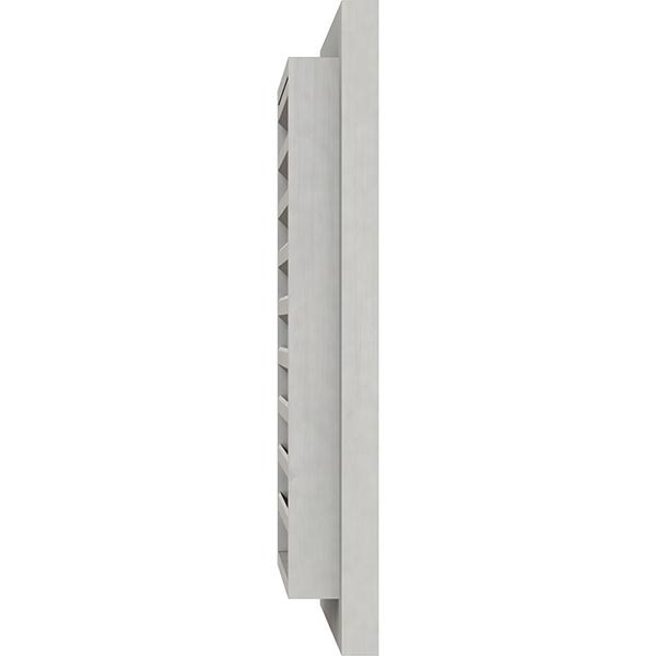 Primed Smooth Vertical Gable Vent H281