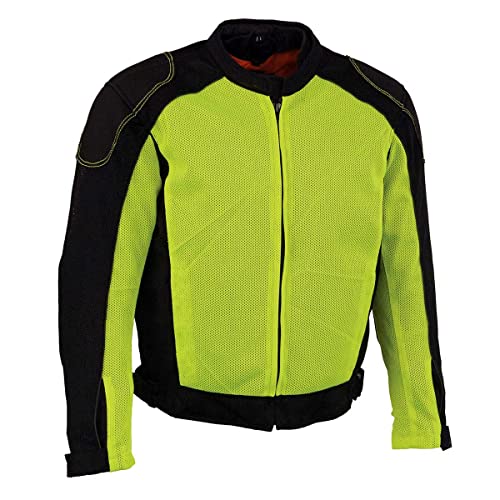 Black Armored Mesh Motorcycle Jacket Q20422