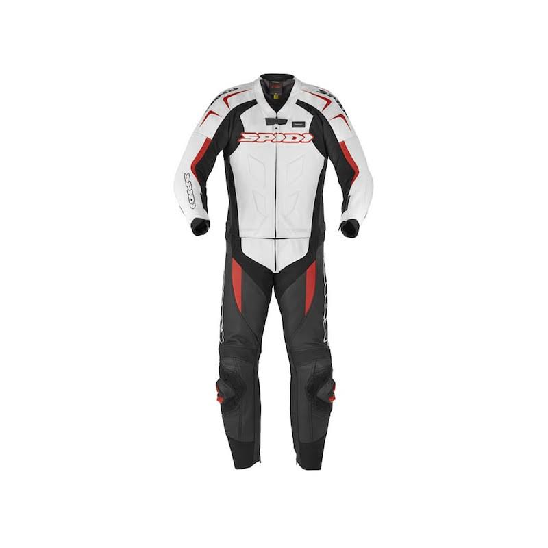 White-Black Leather Suit U3512