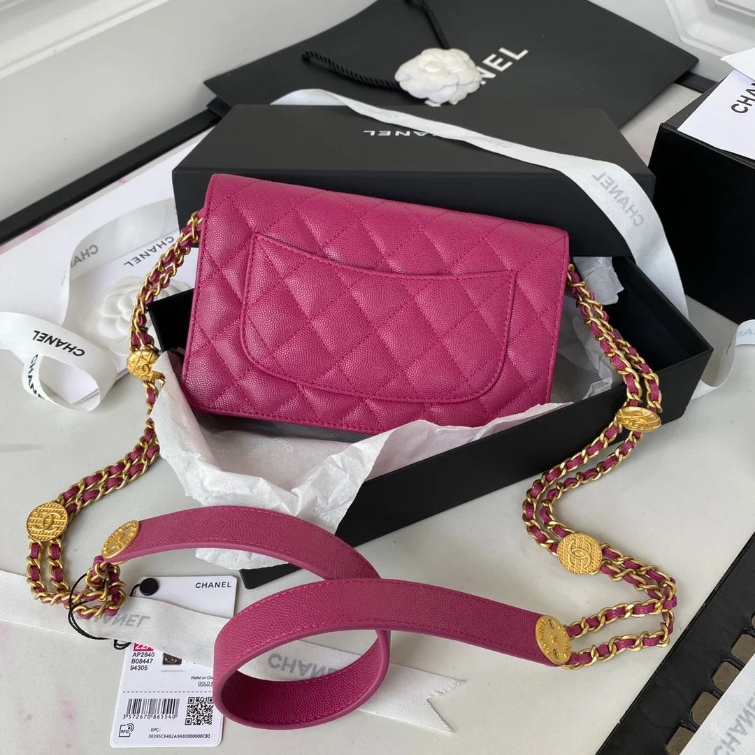 Small Flap Bag Gold Hardware Handbag I272